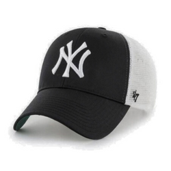 47 Brand MLB New York Yankees Branson KIDS Trucker Cap - B-BRANS17CTP-BK_KIDS