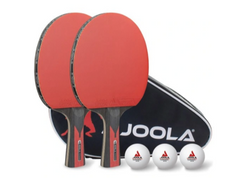 JOOLA DUO CARBON TABLE TENNIS SET 2x RACKETS + 3 BALLS - 54207