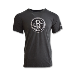 Nike Brooklyn Nets Essential Dry T-shirt Chrome Logo Anthracite - CZ7236-060