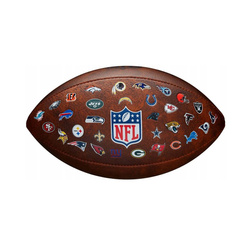 Wilson NFL All Team Logo American Football Ball - WTF1534XBNFL