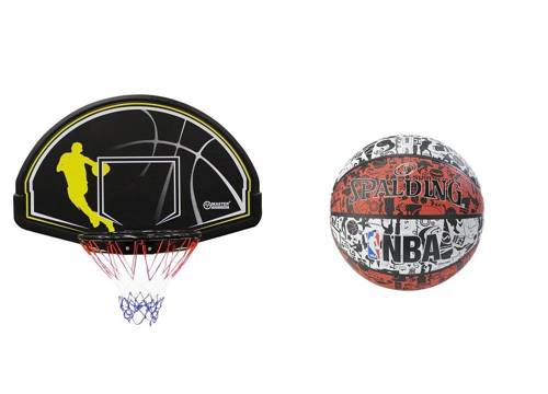 Backboard Master  - MASSPSB-41 + Spalding Basketball