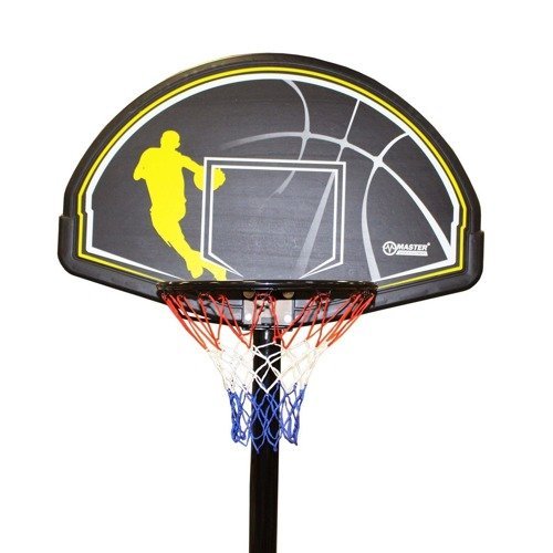 Portable Basketball stand MASTER Street + Spalding NBA Tack Soft Gold	