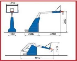 Sure Shot Mac Shot 790 Basketball Set