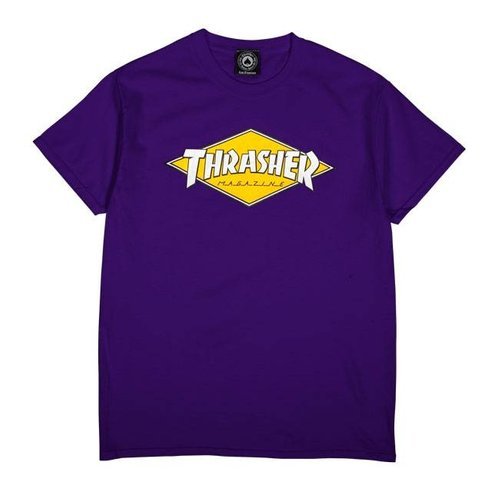 Thrasher Diamond Logo Purple T-shirt - 144847