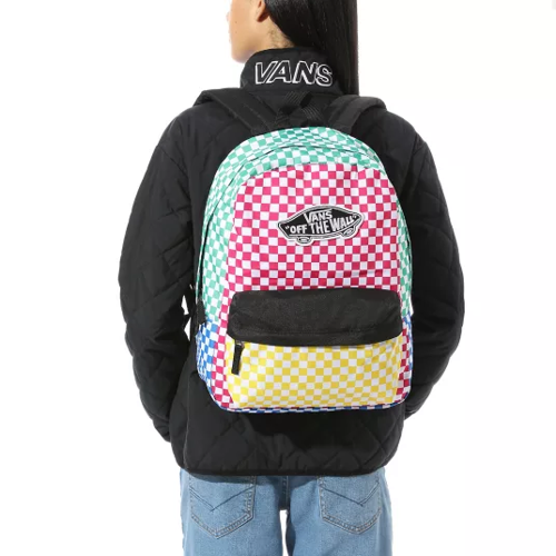 Vans Checker Block Backpack - VN0A3UI6ZL1 + Benched Bag