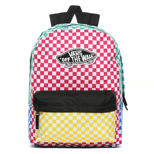 Vans Checker Block Backpack - VN0A3UI6ZL1 + Pencil Pouch