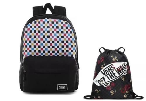 Vans Glitter Check Realm Backpack - VN0A48HGUX9