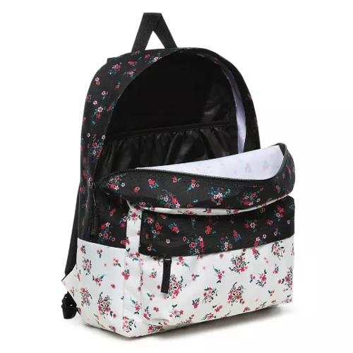 Vans Realm Classic Beauty Floral Patchwork Backpack + Benched Bag