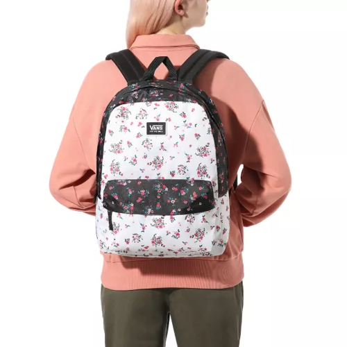 Vans Realm Classic Beauty Floral Patchwork Backpack + Benched Bag