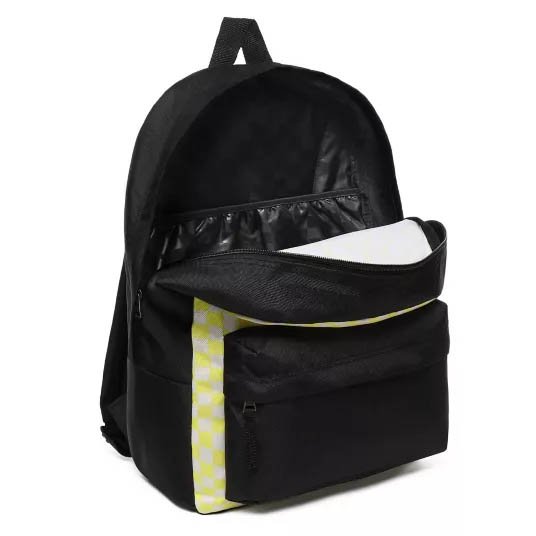 Vans Realm Lemon Tonic Checkerboard Backpack + Pencil Pouch + Bag