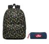  Vans Realm Classic Polka Ditsy Backpack - VN0A3UI7VCY