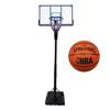 Basketball set TOP 305 cm + Spalding NBA Logo Basketball outdoor 