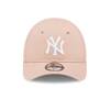 New Era 9FORTY MLB NY New York Yankees Infant League Essential Pink Cap - 60298884