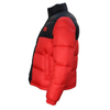 Puffer winter coat water repellent with stand collar red black Hugo Boss - 50496244-693