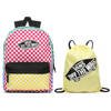 Vans Checker Block Backpack - VN0A3UI6ZL1 + Benched Bag