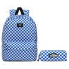 Vans Old Skool III Victoria Blue Check Backpack + Pencil Pouch