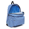 Vans Old Skool III Victoria Blue Check Backpack VN0A3I6RZZ4 Custom Rose