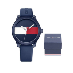 Tommy Hilfiger Flag Steel Navy Watch - 1791322