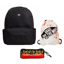 Vans Old Skool Classic Backpack Black VN000H4WBLK1 + Vans Benched Bag + Vans OTW Pencil Pouch