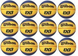 Wilson Replica RBR Official 3x3Fiba Basketball Game Basketball - 12 pieces