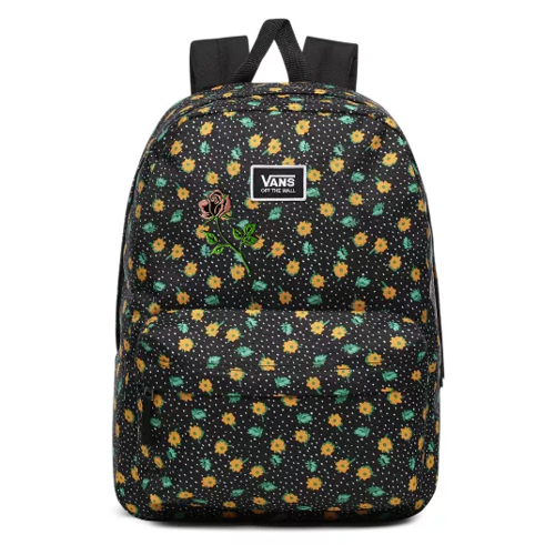  Vans Realm Classic Polka Ditsy Rucksack Custom Rose - VN0A3UI7VCY