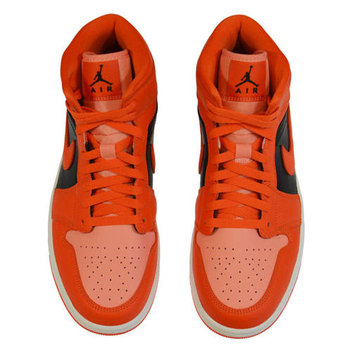 Air Jordan 1 Mid WMNS Orange Black Schuhe - DM3381-600