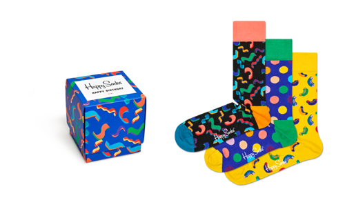 Giftbox Happy Socks 3-pak - XBDA08-2700