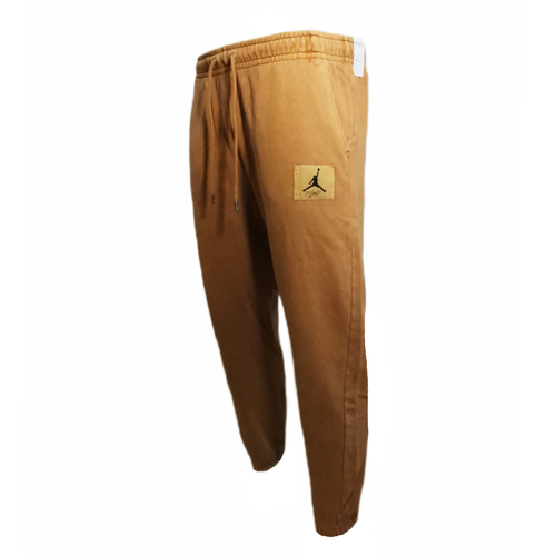 Men's sports pants Air Jordan Flight Fleece Men's Tracksuit Bottoms Brown- FB7298-231