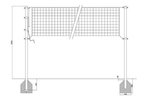 Multifunctional Volleyball Posts RomiSport - Sia000010