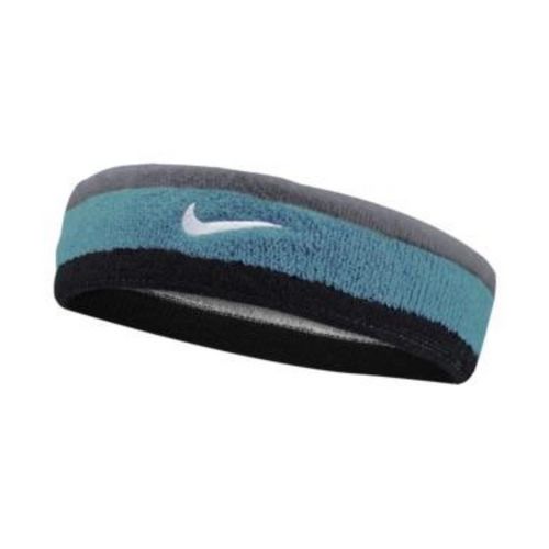 Nike Swoosh Gray Headband cool grey / teal nebula / black - N.000.1544.017.OS