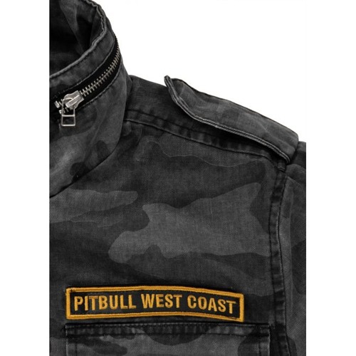 Pit Bull West Coast Sherpa Field Jacket Winter Monterey Black Camo