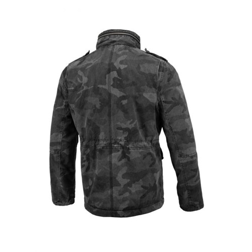 Pit Bull West Coast Sherpa Field Jacket Winter Monterey Black Camo