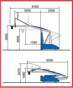 Sure Shot Lite Shot 795  Basketball-Anlage