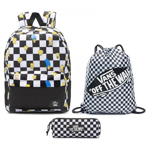 Vans Old Skool III The Simpsons Backpack + Pencil Pouch + Benched Bag 