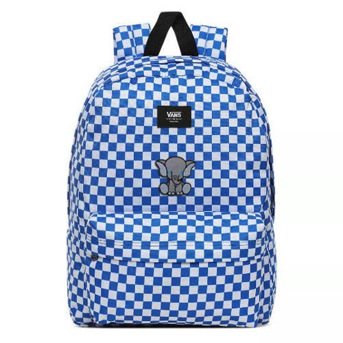 Vans Old Skool III Victoria Blue Check Rucksack Custom Elephant