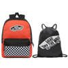  Vans Realm Paprika-Checkerboard Rucksack - VN0A3UI6ZKF + Benched Bag