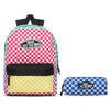 Vans Checker Block Rucksack - VN0A3UI6ZL1 + Pencil Pouch