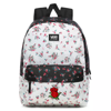 Vans Realm Classic Beauty Floral Patchwork Rucksack Custom Rose