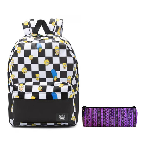 Vans Old Skool III The Simpsons Flmy Chc Backpack - VN0A3I6RZZZ + Case