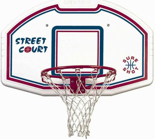 Zestaw do koszykówki kosz z uchwytem Sure Shot 508 Bronx + Piłka Spalding NBA Platinum Streetball