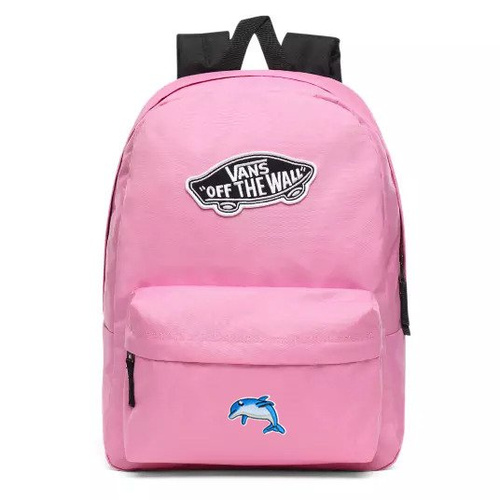 Vans Realm Fuchsia Pink Backpack Custom Dolphin - VN0A3UI6UNU
