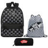 Vans Realm Word Check Rucksack VN0A3UI7ZM0 + Benched Bag + Pencil Pouch