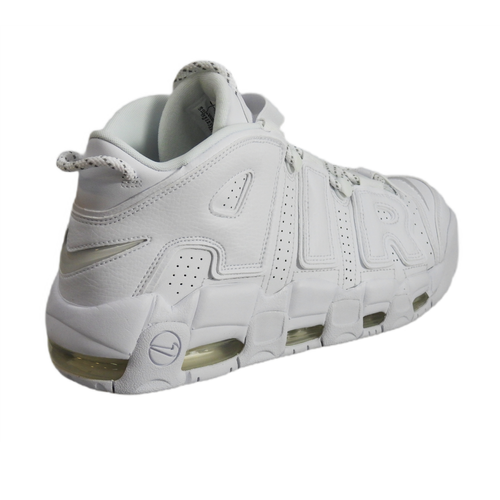 Buty męskie sportowe Nike Air More Uptempo '96 Triple White - 921948-100