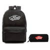 Plecak VANS Realm Backpack szkolny - VN0A3UI6BLK + Piórnik Pencil Pouch