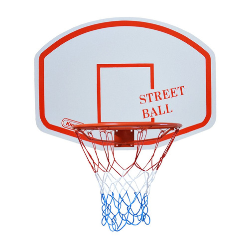 Zestaw kosz do koszykówki Kimet Street Ball Tablica Obręcz z siatką 45 cm