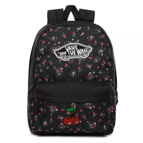 Plecak szkolny Vans Realm Beauty Floral Black Custom Cherry - VN0A3UI6ZX3