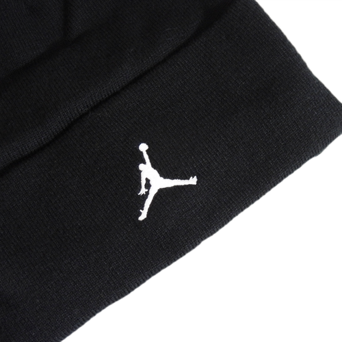 Czapka zimowa Air Jordan Peak Satin-Lined Beanie Czarna - HJ3224-010