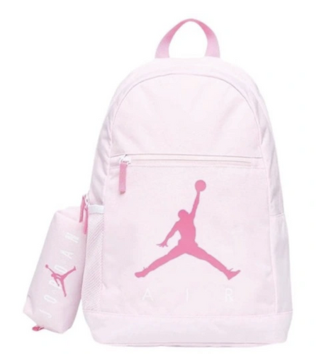 Plecak szkolny Air Jordan Jumpman School Pencil Case Backpack Pink Różowy + Piórnik - 9B0503-I0A