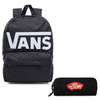 Plecak szkolny VANS Old Skool II Black - VN000ONIY28 + Piórnik