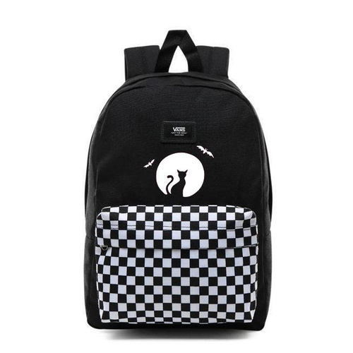 VANS New Skool Checkerboard Backpack Custom Cat - VN0002TL2OB